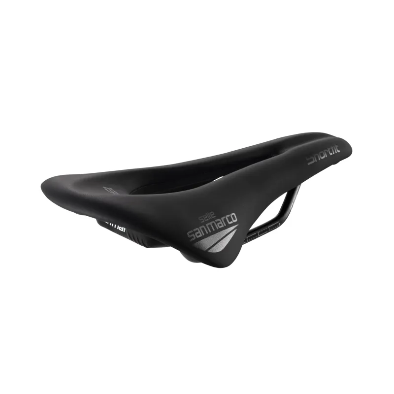 Selle San Marco Shortfit 130 Dynamic Saddle - S3 - Black-2