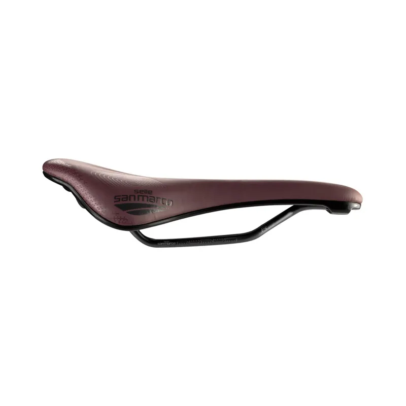 Selle San Marco Shortfit 2.0 Supercomfort Racing Saddle - Brick Red-1