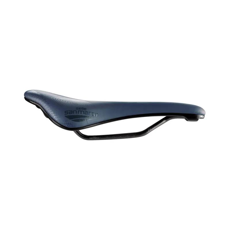 Selle San Marco Shortfit 2.0 Supercomfort Racing Saddle - Ocean Blue-1