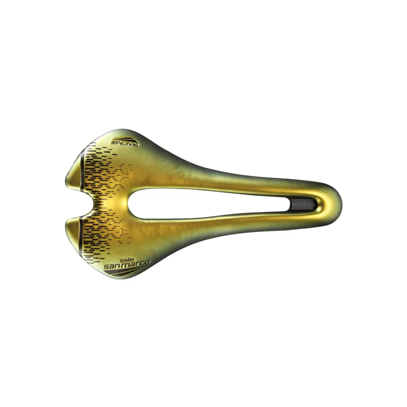 Selle San Marco Aspide Short Racing Saddle - Iridescent Gold