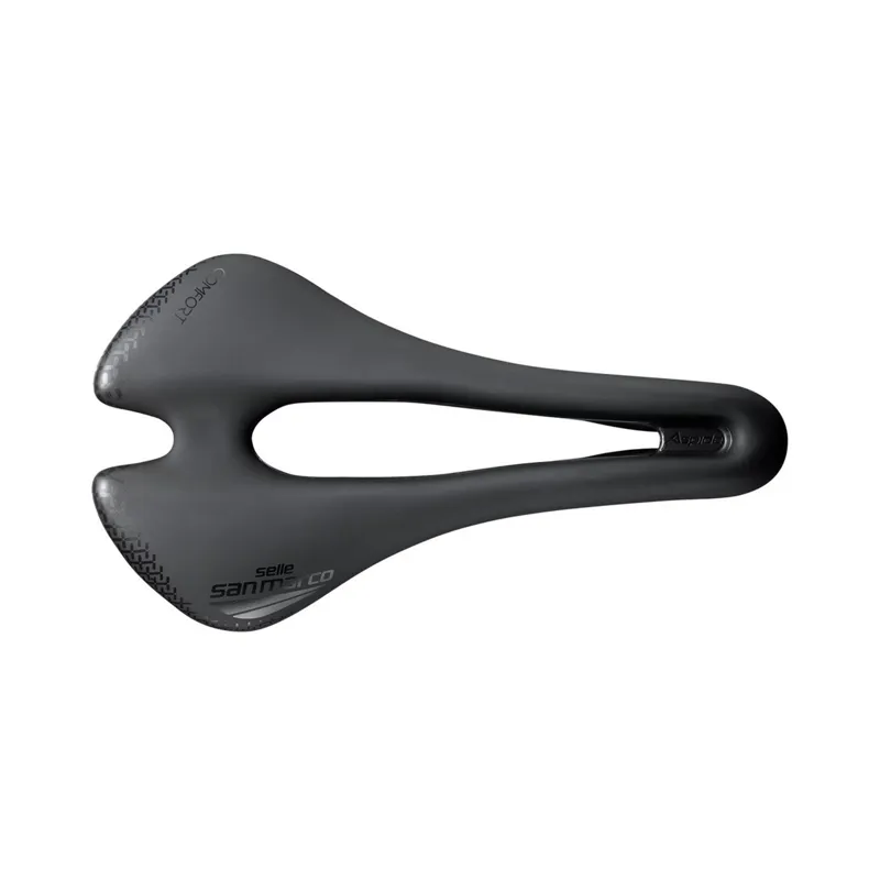 Selle San Marco Aspide Short Comfort Dynamic Saddle - Black