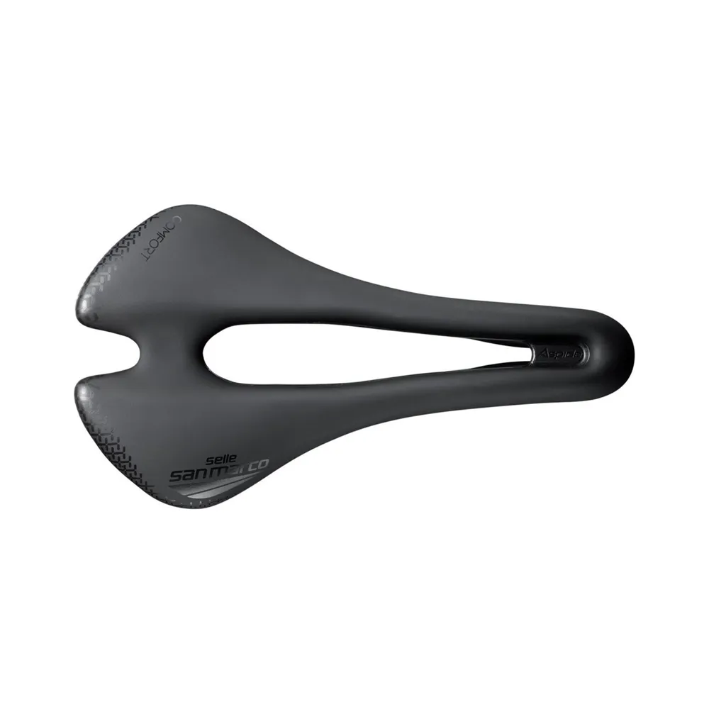 uPRISE Bikes Selle San Marco Aspide Short Comfort Dynamic Saddle - Black | Price match, 365 day returns, 18-Month Warranty, Finance Available & Free UK Delivery