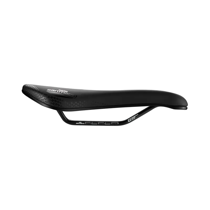 Selle San Marco Aspide Short Comfort Dynamic Saddle - Black-2