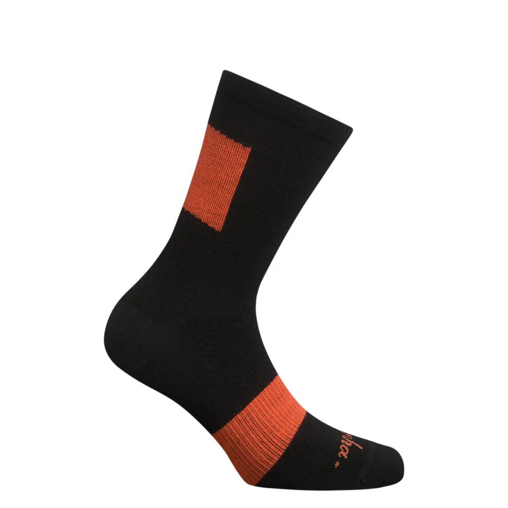 uPRISE Bikes Rapha Trail Socks - Black/Orange | Price match, 365 day return s, 18-Month Warranty, Finance Available & Free UK Delivery
