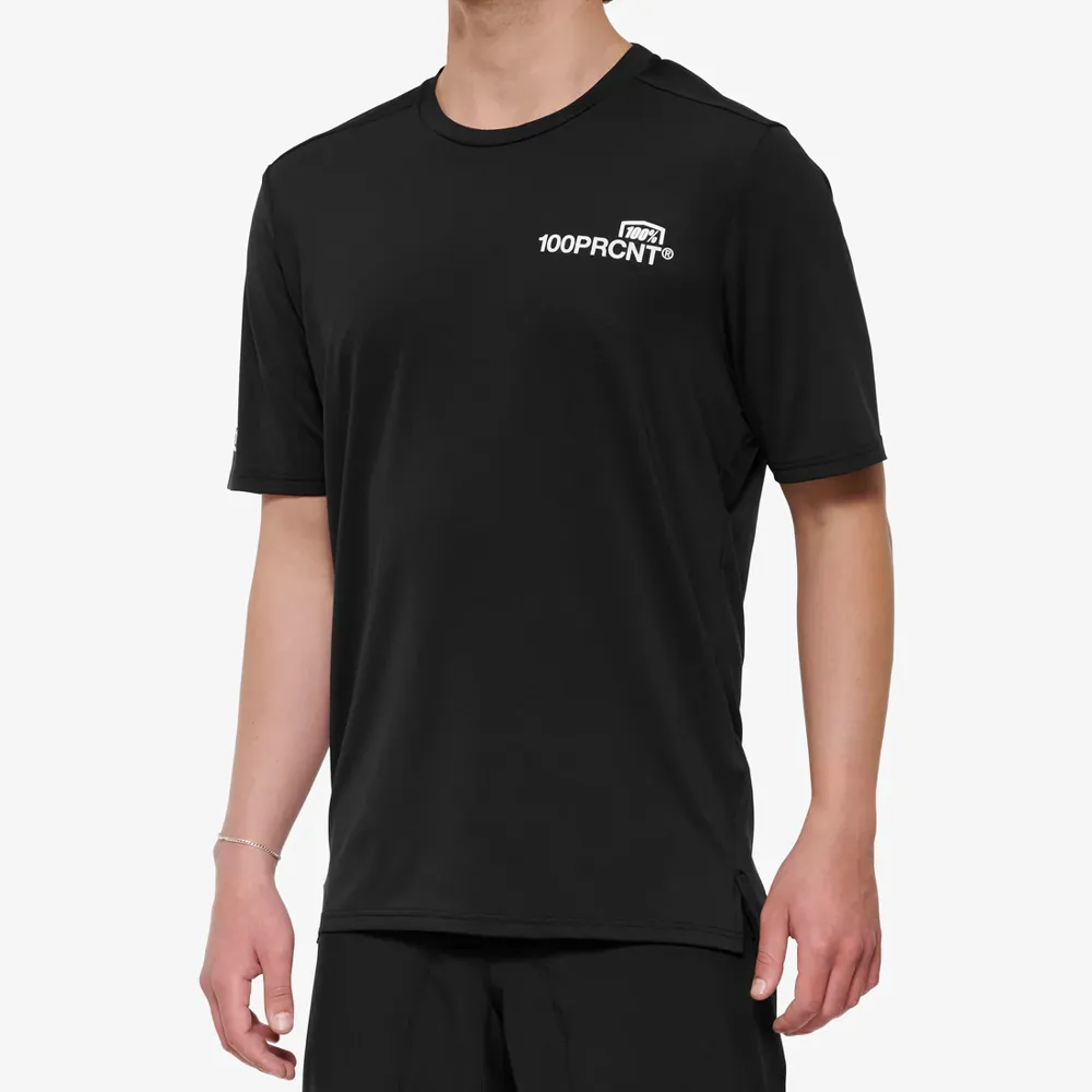 uPRISE Bikes 100 Percent Airmatic Men's Short Sleeve Jersey - Black | Price match, 365 day return s, 18-Month Warranty, Finance Available & Free UK Delivery