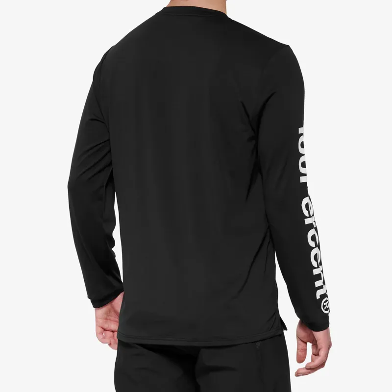 100 Percent Airmatic Men's Long Sleeve Jersey - Black-1