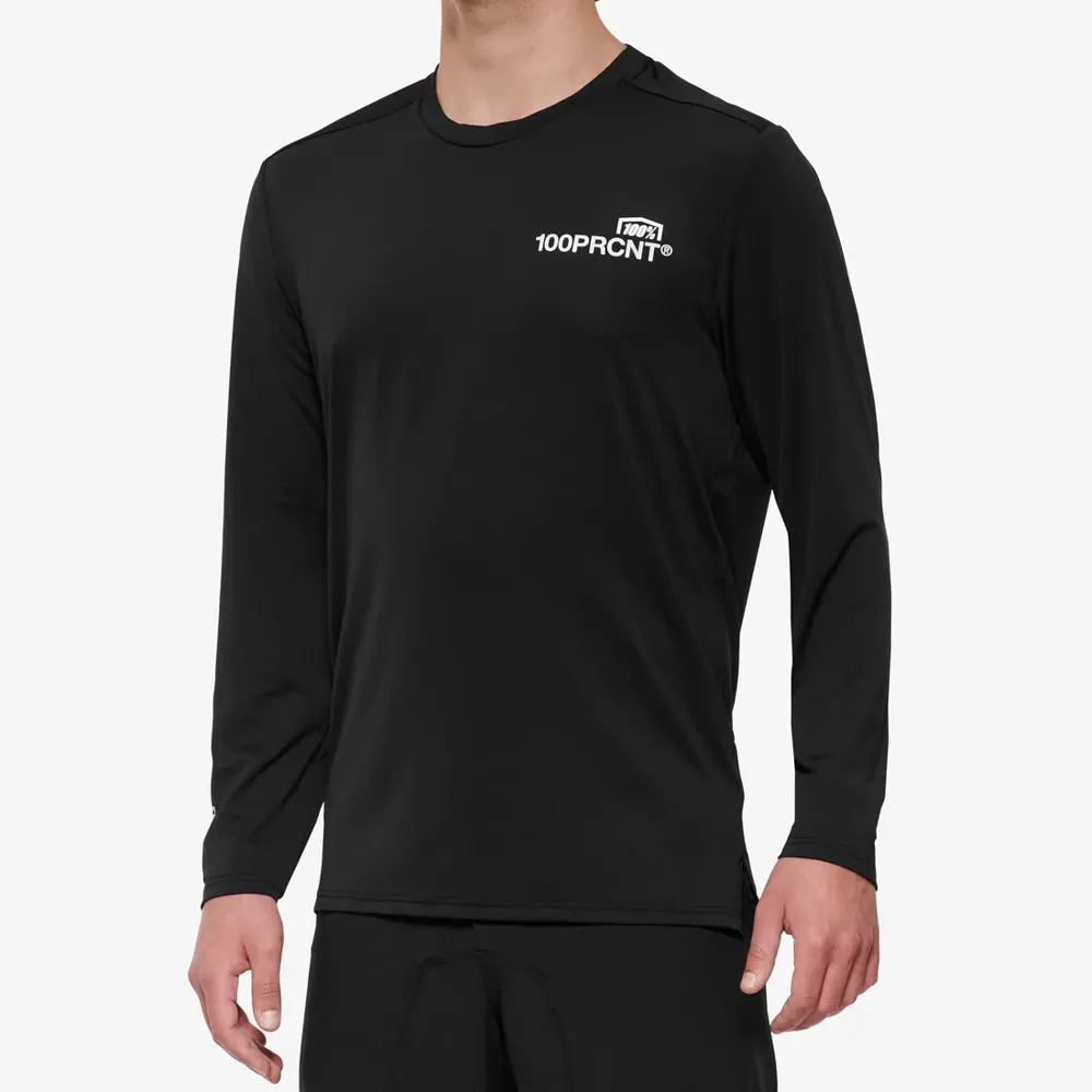 uPRISE Bikes 100 Percent Airmatic Men's Long Sleeve Jersey - Black | Price match, 365 day return s, 18-Month Warranty, Finance Available & Free UK Delivery