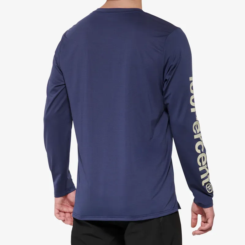 100 Percent Airmatic Men's Long Sleeve Jersey - Indigo-1