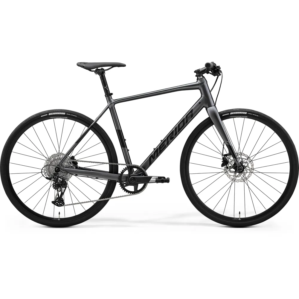 uPRISE Bikes Merida Speeder 400 2024 Hybrid Bike - Anthracite/Black | Price match, 365 day return s, 18-Month Warranty, Finance Available & Free UK Delivery
