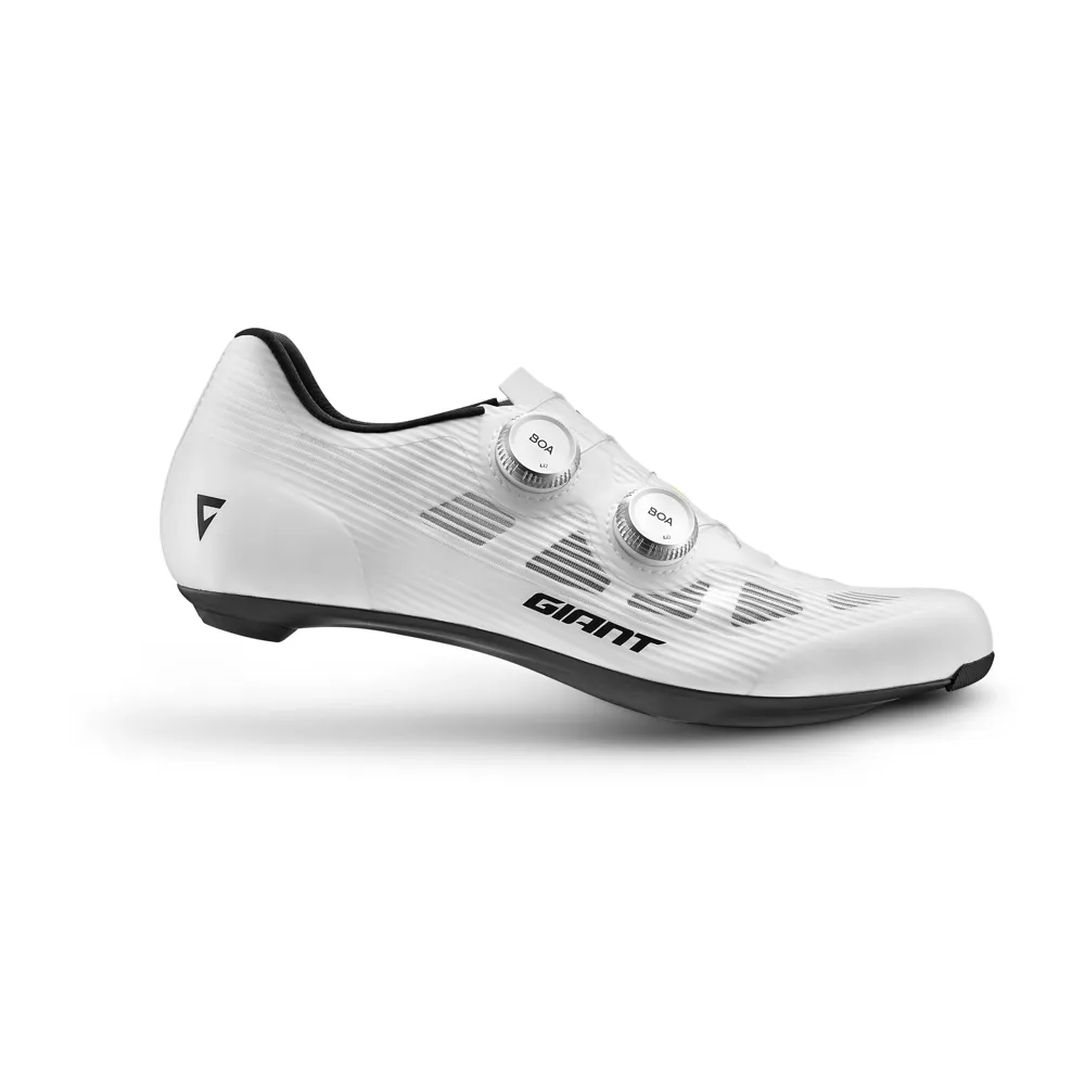 uPRISE Bikes Giant Surge Pro Road Shoes - Matte White | Price match, 365 day returns, 18-Month Warranty, Finance Available & Free UK Delivery