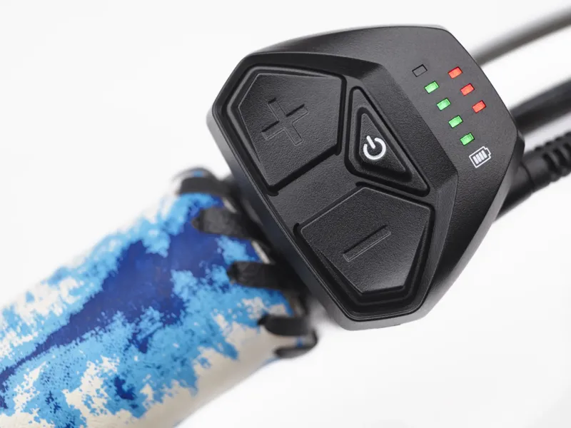 Electra Shibori Cruiser Go! Step Thru 2025 Electric Hybrid Bike - Indigo Fade-9