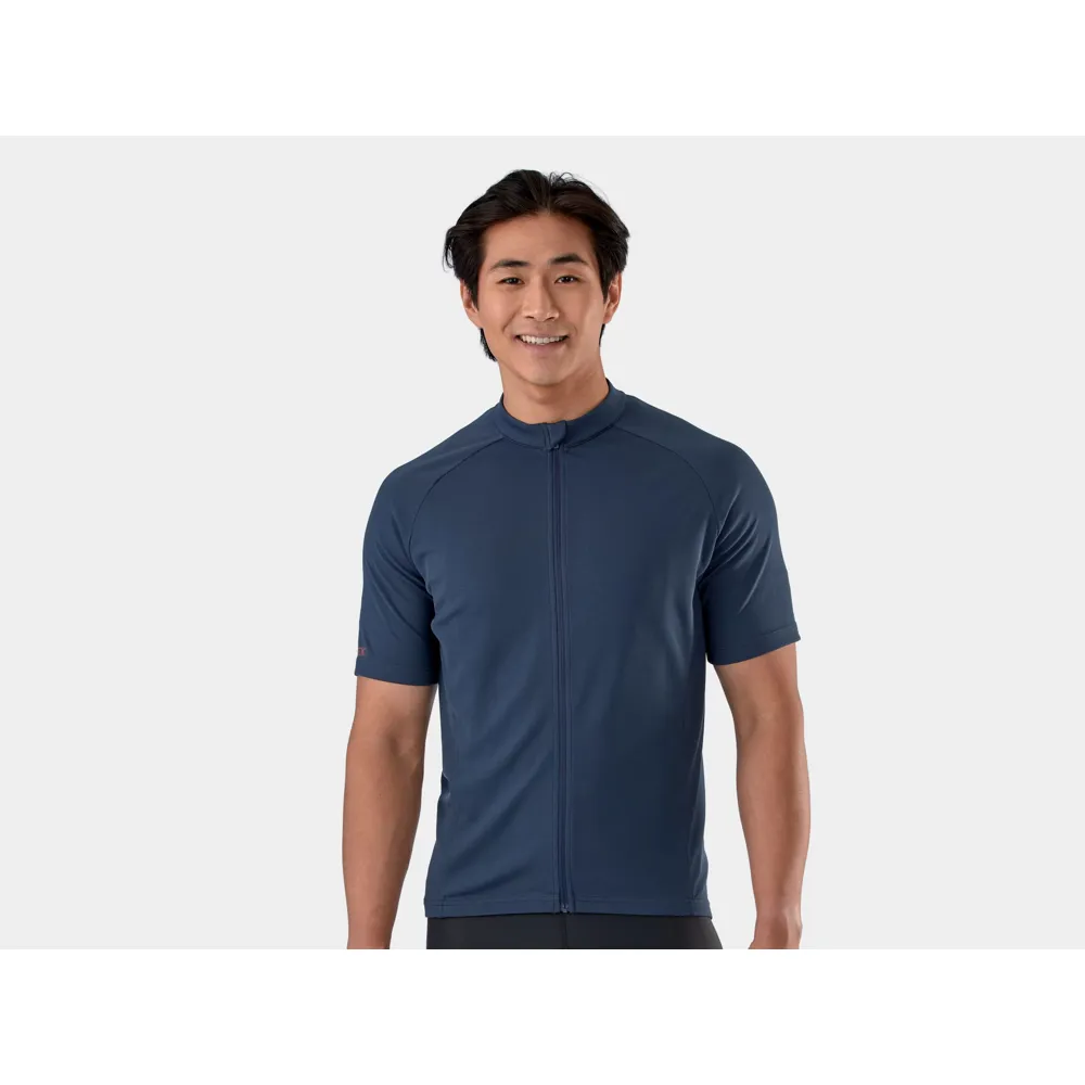uPRISE Bikes Trek Solstice Men's Short Sleeve Jersey - Dark Blue | Price match, 365 day return s, 18-Month Warranty, Finance Available & Free UK Delivery