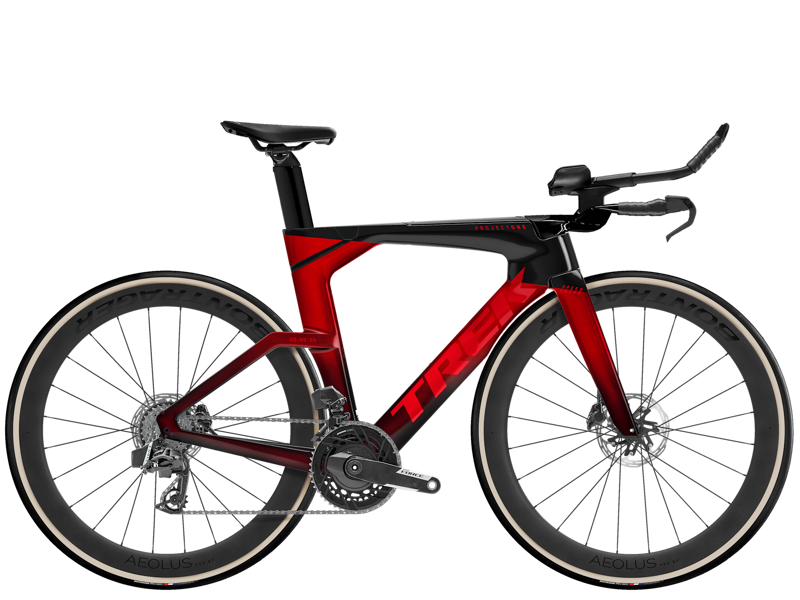 Trek Speed Concept SLR7 AXS 2026 Carbon Triathlon Bike - Red Dark/Black