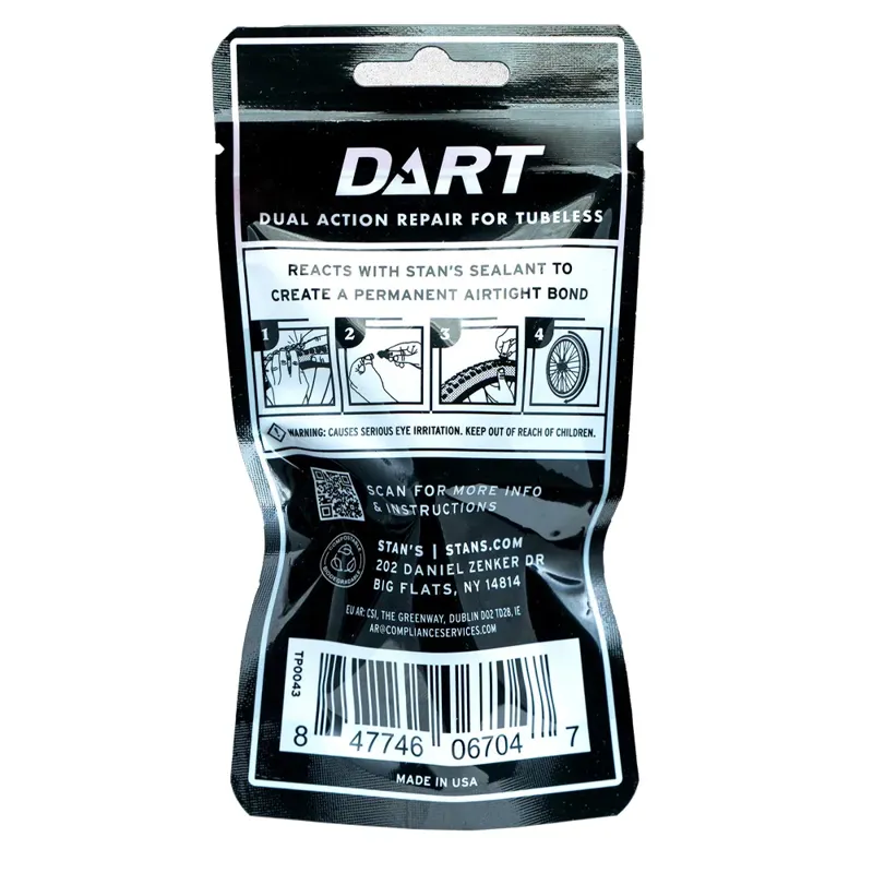 Stans Incredible Dart Tubeless Repair Tool and Refil Kit - Silver/Black-5
