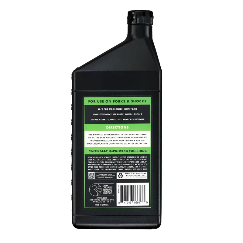 Stans Biobased Suspension Oil - 7WT - 1 Litre-1