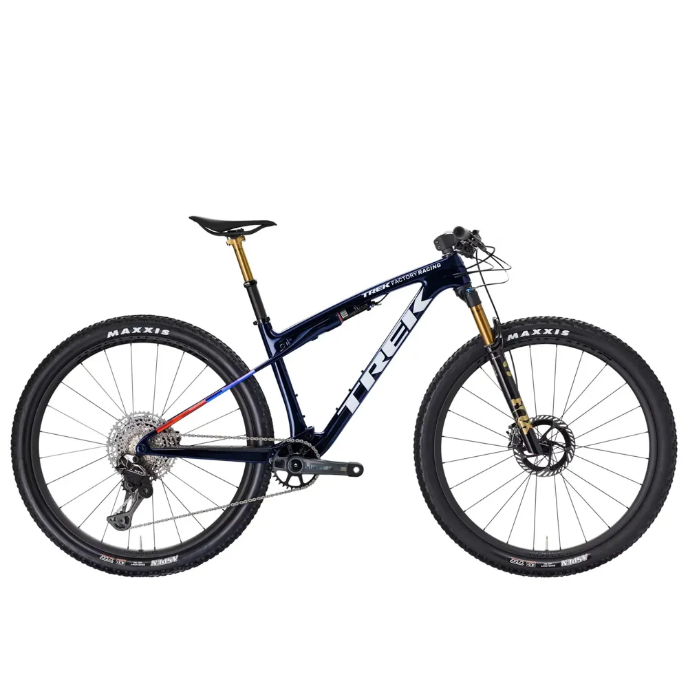 uPRISE Bikes Trek Supercal SLR 9.9 XTR Di2 29er 2026 Full Suspension MTB - Navy Smoke | Price match, 365 day return s, 18-Month Warranty, Finance Available & Free UK Delivery