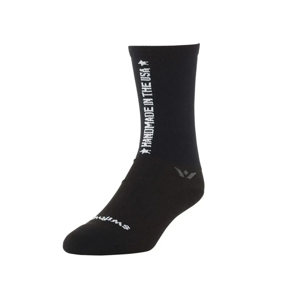 uPRISE Bikes Enve Swiftwick Poly Blend Cycling Socks - Black | Price match, 365 day returns, 18-Month Warranty, Finance Available & Free UK Delivery