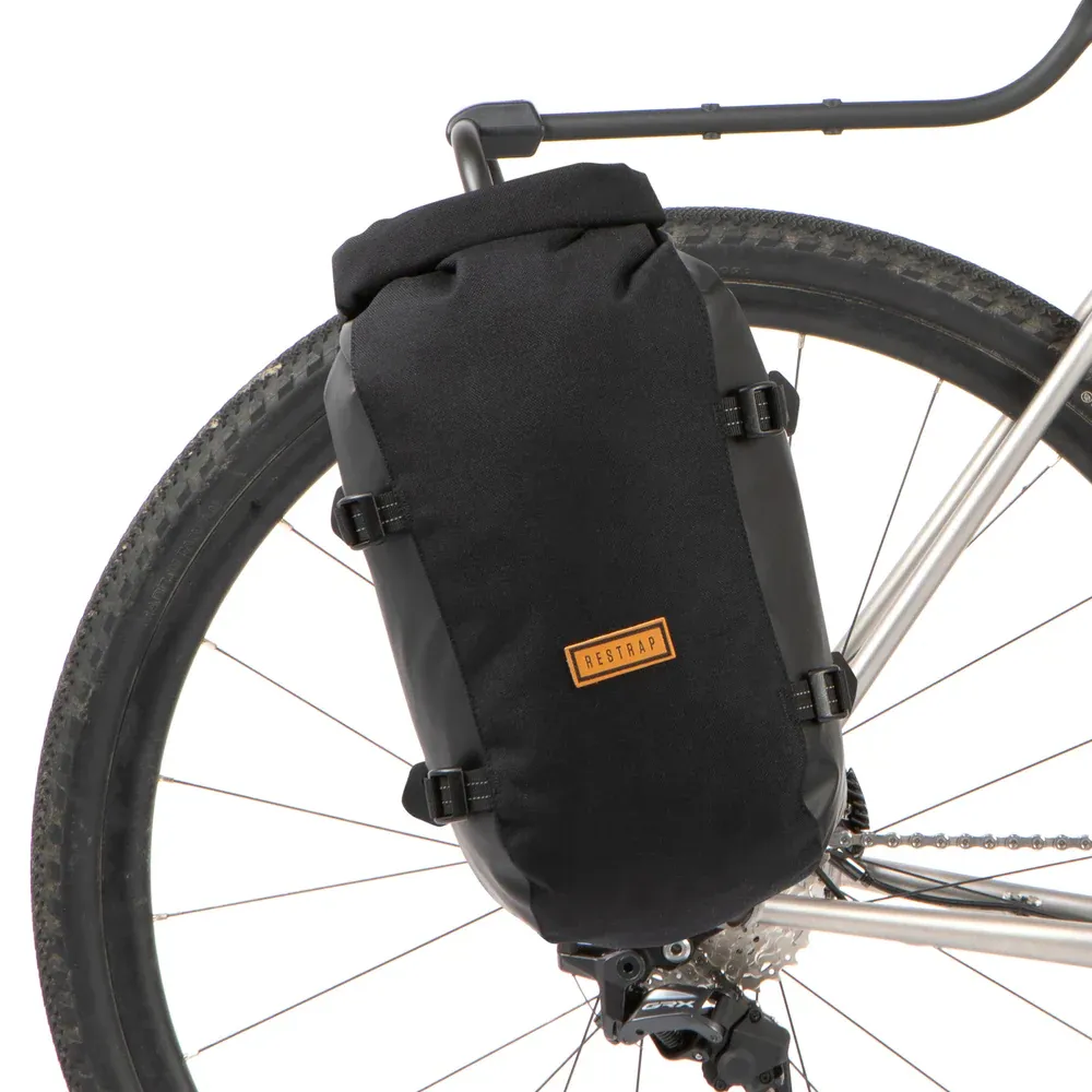 uPRISE Bikes Restrap Switch Pannier - 10 Litre - Black | Price match, 365 day returns, 18-Month Warranty, Finance Available & Free UK Delivery