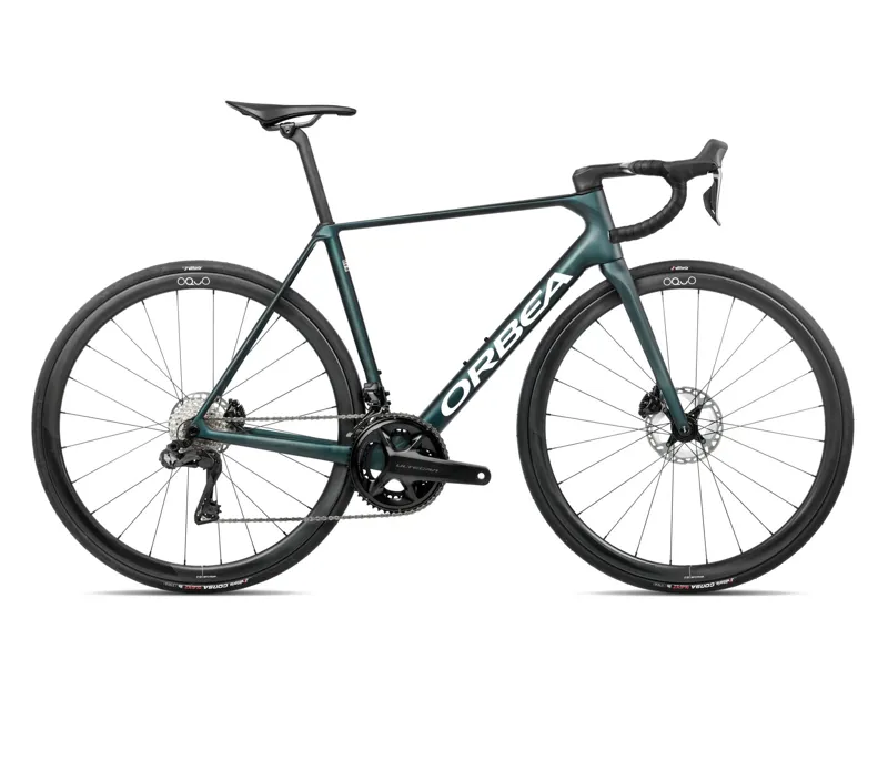 Orbea Orca M20i Team 2026 Carbon Road Bike - Escape Green/Carbon View