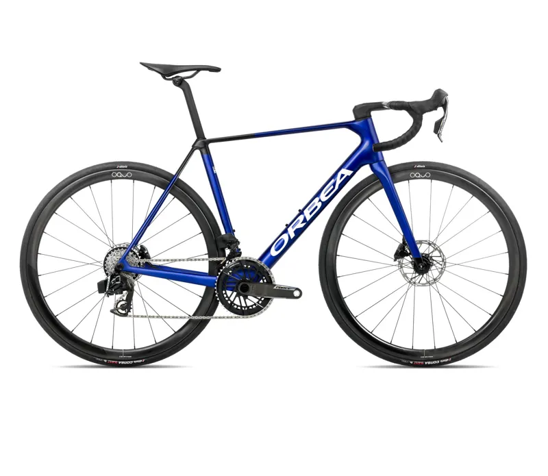 Orbea Orca M21e Team 2026 Carbon Road Bike - Cobalt Blue/Carbon Raw