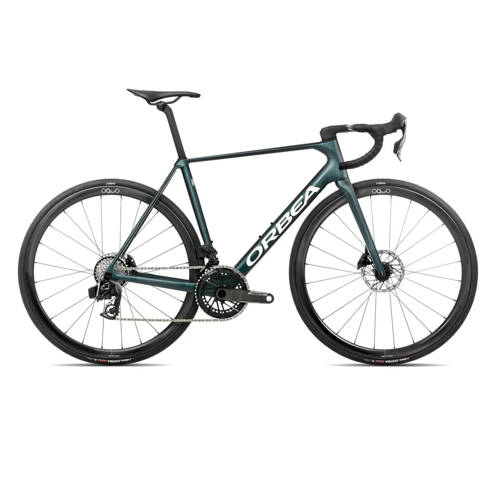 uPRISE Bikes Orbea Orca M21e Team 2026 Carbon Road Bike - Escape Green/Carbon View | Price match, 365 day returns, 18-Month Warranty, Finance Available & Free UK Delivery
