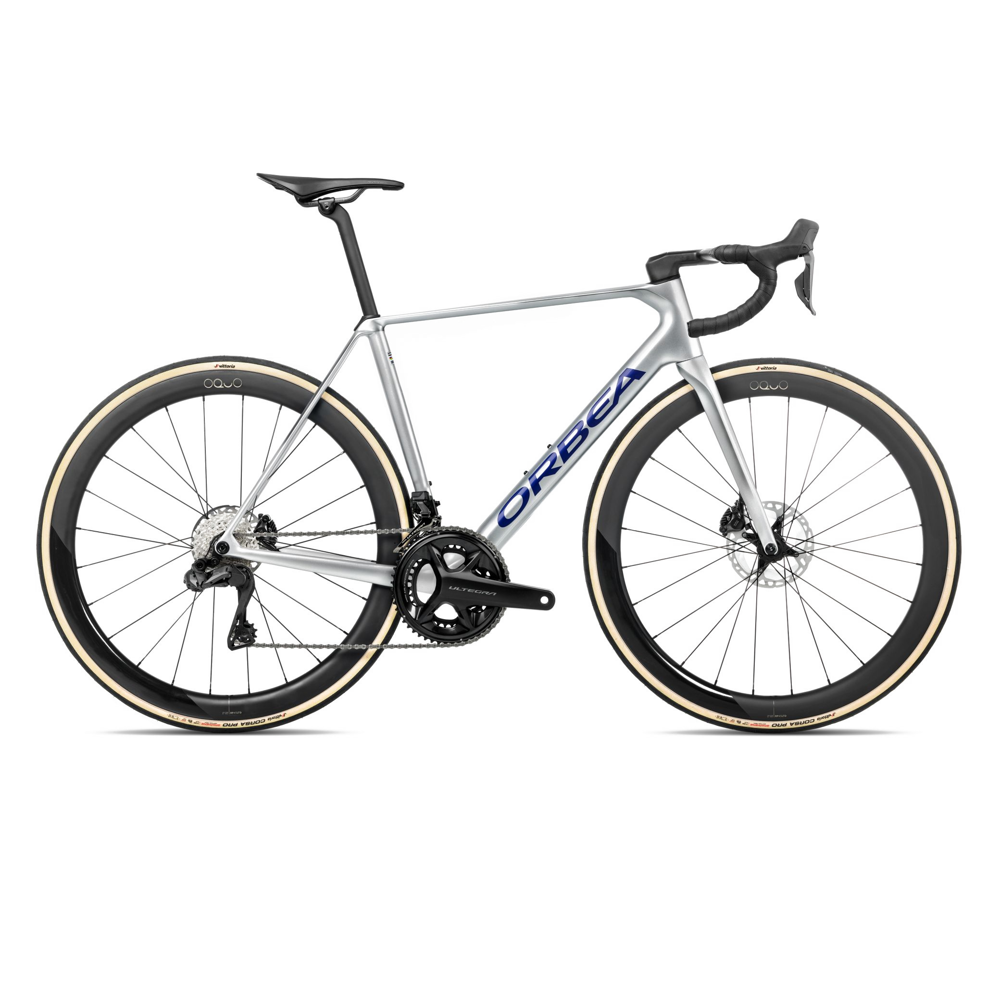 uPRISE Bikes Orbea Orca M20i Ltd PWR 2026 Carbon Road Bike - Spark Silver | Price match, 365 day return s, 18-Month Warranty, Finance Available & Free UK Delivery