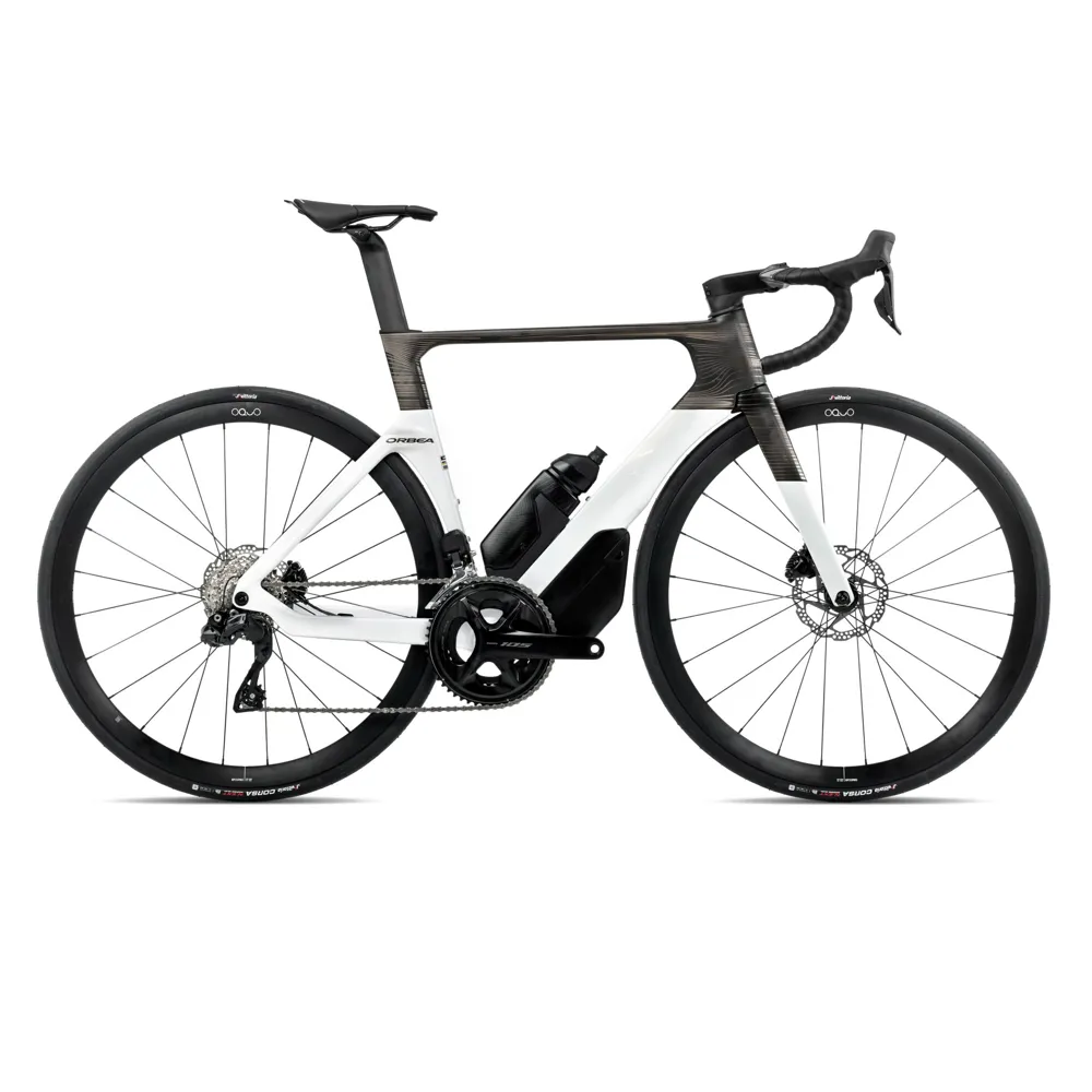 uPRISE Bikes Orbea Orca Aero M30i Ltd 2026 Carbon Aero Road Bike - Magic Gold/Carbon Raw | Price match, 365 day returns, 18-Month Warranty, Finance Available & Free UK Delivery