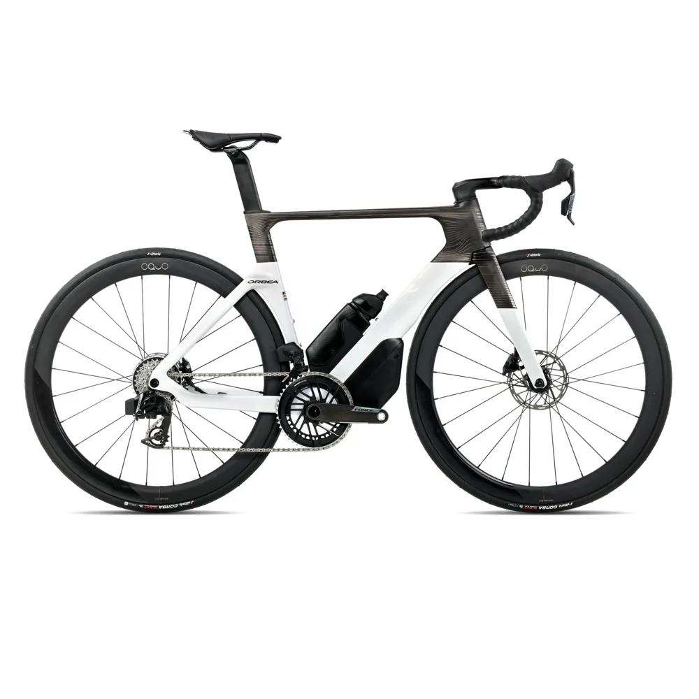 uPRISE Bikes Orbea Orca Aero M21e Ltd 2026 Carbon Aero Road Bike - Magic Gold/Carbon Raw | Price match, 365 day return s, 18-Month Warranty, Finance Available & Free UK Delivery