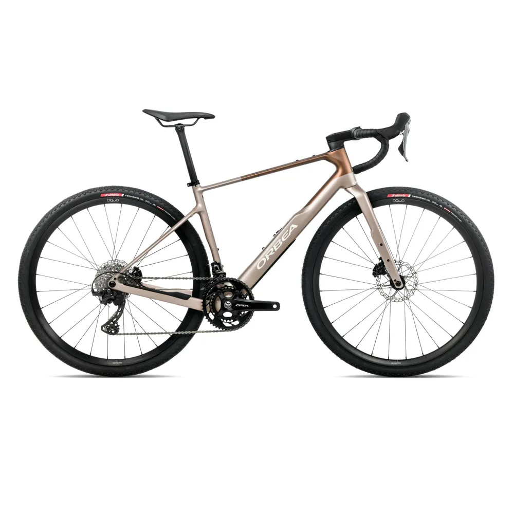 uPRISE Bikes Orbea Terra M20 Team 2026 Gravel Road Bike - Nickel/Cinnamon | Price match, 365 day returns, 18-Month Warranty, Finance Available & Free UK Delivery
