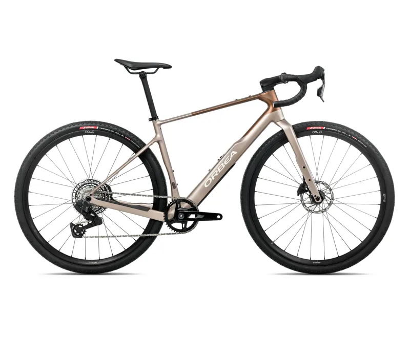 Orbea Terra M31e Team 1X 2026 Gravel Road Bike - Nickel/Cinnamon Matt