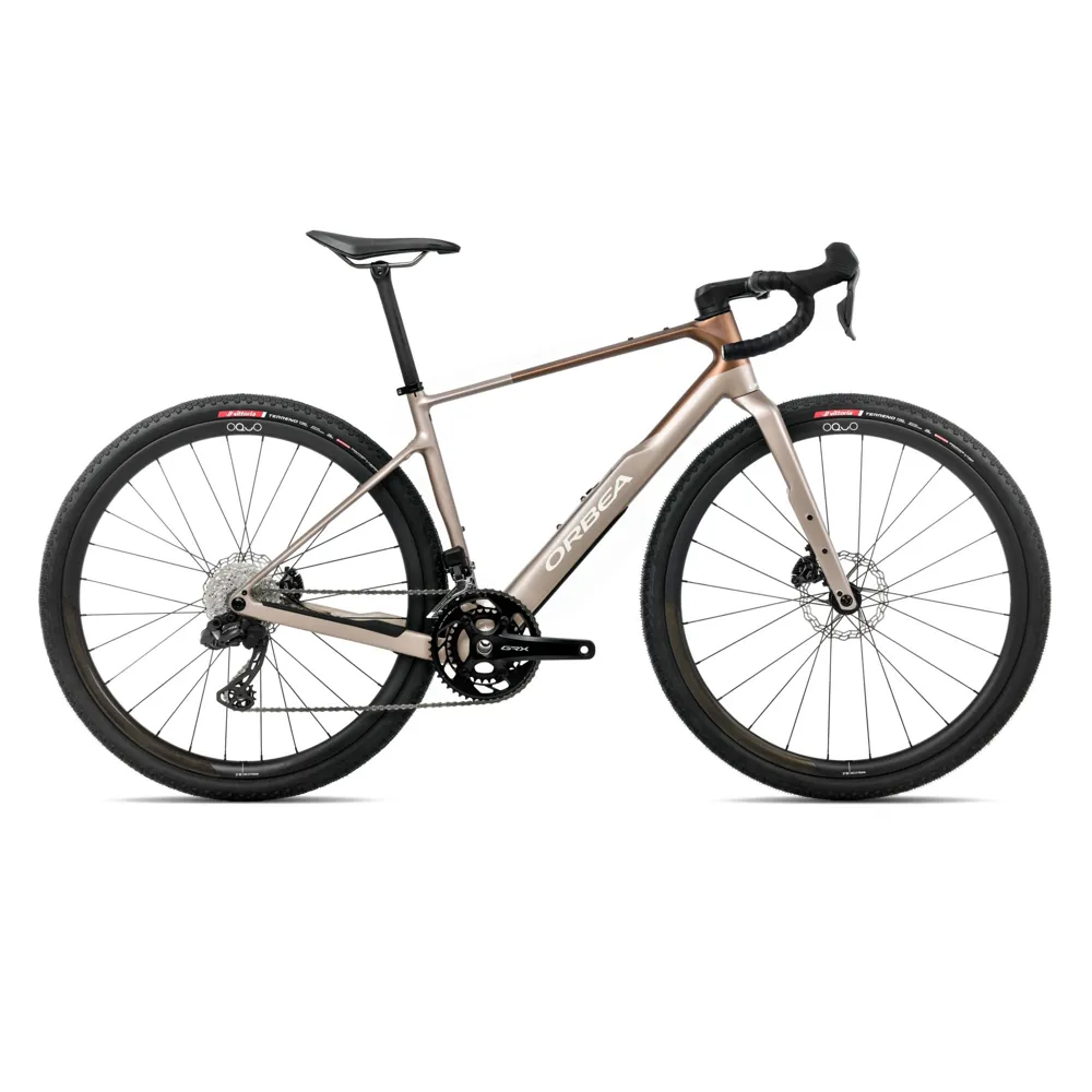 uPRISE Bikes Orbea Terra  M20i Team 2026 Gravel Road Bike -  Nickel/Cinnamon Matt | Price match, 365 day return s, 18-Month Warranty, Finance Available & Free UK Delivery