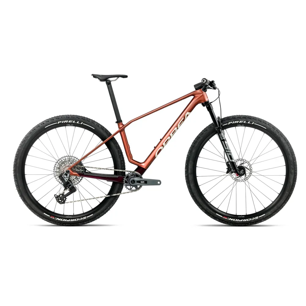 uPRISE Bikes Orbea Alma M-Pro 29er 2026 Carbon Hardtail Mountain Bike - Mars Red | Price match, 365 day return s, 18-Month Warranty, Finance Available & Free UK Delivery