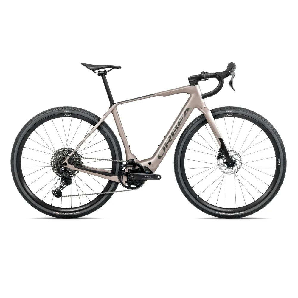 uPRISE Bikes Orbea Denna M40 420w 2026 Electric Gravel Road Bike - Nickel/Carbon Raw | Price match, 365 day return s, 18-Month Warranty, Finance Available & Free UK Delivery