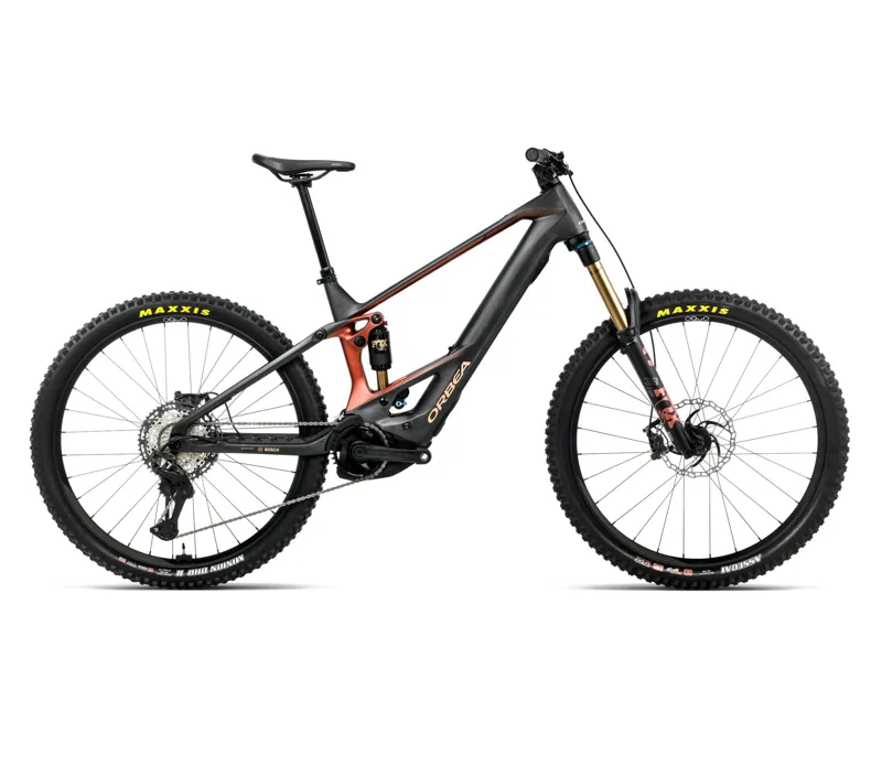 Orbea Wild M-Team 29er 2026 Electric Mountain Bike - Diamond Carbon/Mars Red