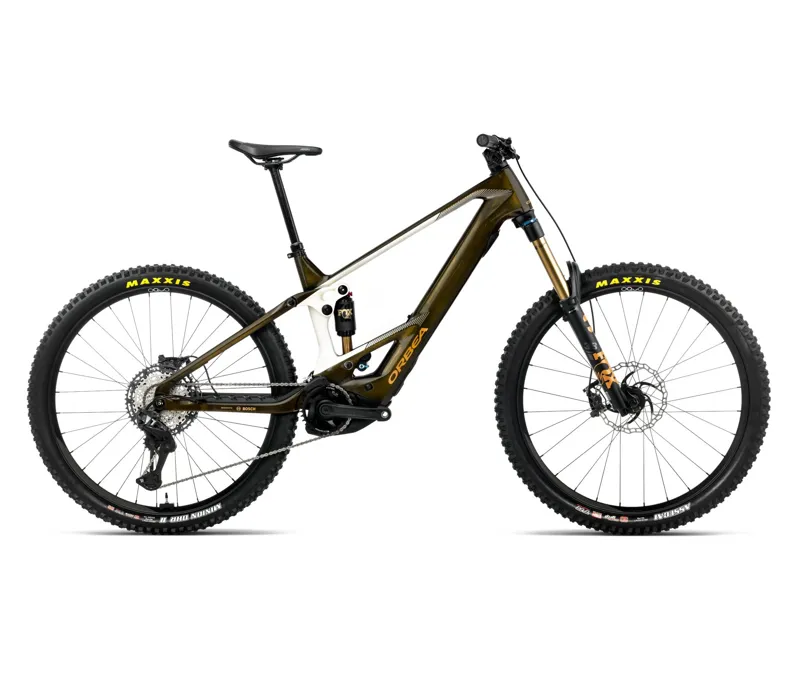 Orbea Wild M-Team 29er 2026 Electric Mountain Bike - Caramel Carbon/Cream White