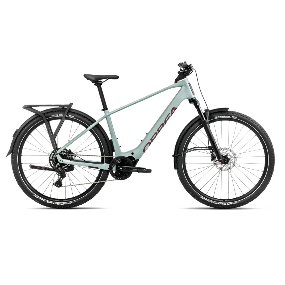 uPRISE Bikes Orbea Kemen ADV 30 540wh 2026 Electric Hybrid Bike - Blue Stone/Burgundy | Price match, 365 day return s, 18-Month Warranty, Finance Available & Free UK Delivery