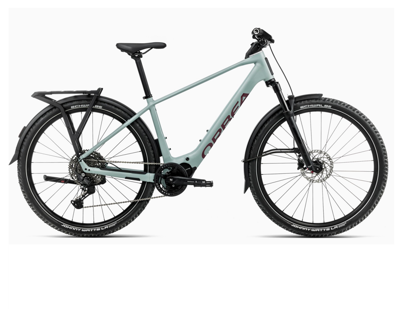 Orbea Kemen ADV 20 630w 2026 Electric Hybrid Bike - Blue Stone/Brugundy