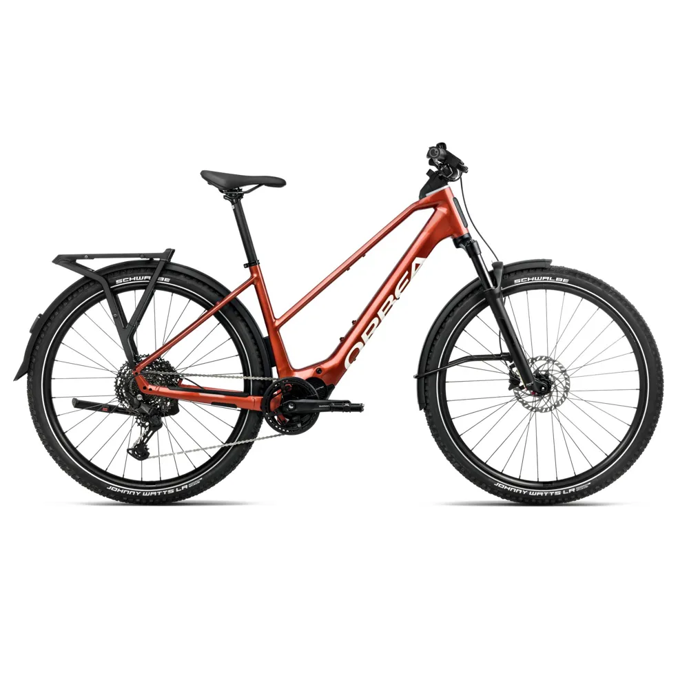 uPRISE Bikes Orbea Kemen Adv 20 Mid 2026 Electric Hybrid Bike - Mars Red/Ivory White | Price match, 365 day return s, 18-Month Warranty, Finance Available & Free UK Delivery