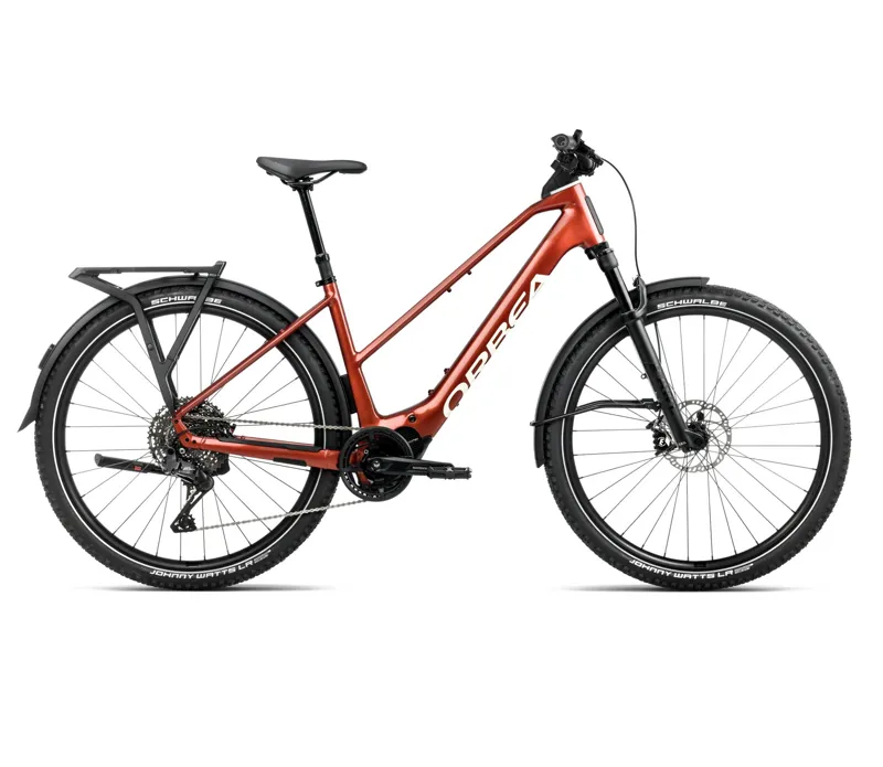 Orbea Kemen Adv 10 Mid 2026 Electric Hybrid Bike - Mars Red/Ivory White