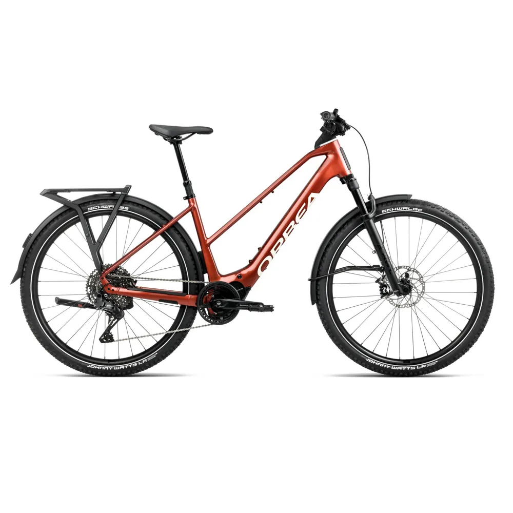 uPRISE Bikes Orbea Kemen Adv 10 Mid 2026 Electric Hybrid Bike - Mars Red/Ivory White | Price match, 365 day return s, 18-Month Warranty, Finance Available & Free UK Delivery