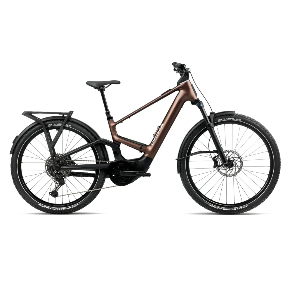 uPRISE Bikes Orbea Muga 30 600wh 2026 Electric Hybrid Bike - Metallic Rust/Black | Price match, 365 day return s, 18-Month Warranty, Finance Available & Free UK Delivery