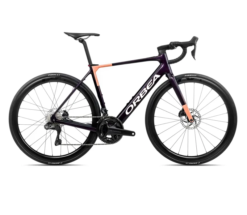 Orbea Gain M20i 2026 Electric Road Bike - Fantasy Purple/Orange Cloud