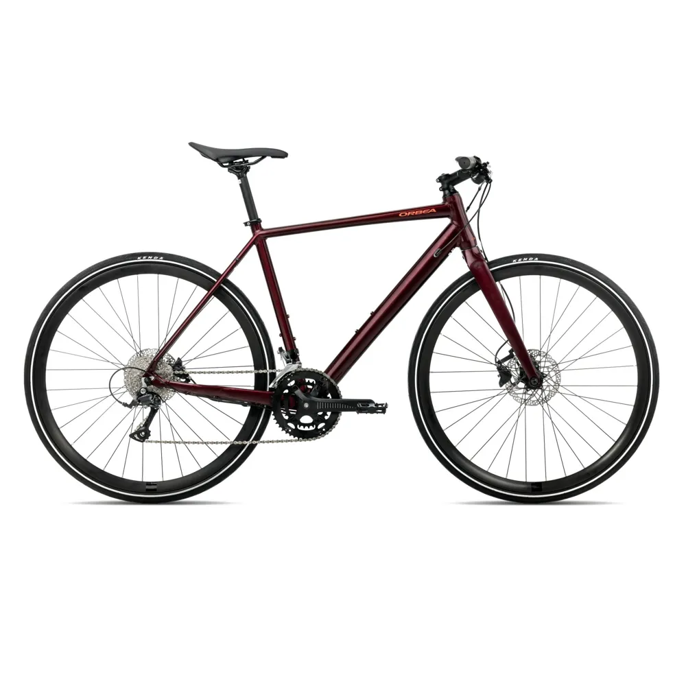 uPRISE Bikes Orbea Vector 20 2026 Hybrid Bike - Burgundy Red | Price match, 365 day return s, 18-Month Warranty, Finance Available & Free UK Delivery