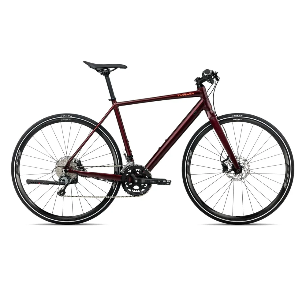 uPRISE Bikes Orbea Vector 10 2026 Hybrid Bike - Burgundy Red | Price match, 365 day return s, 18-Month Warranty, Finance Available & Free UK Delivery