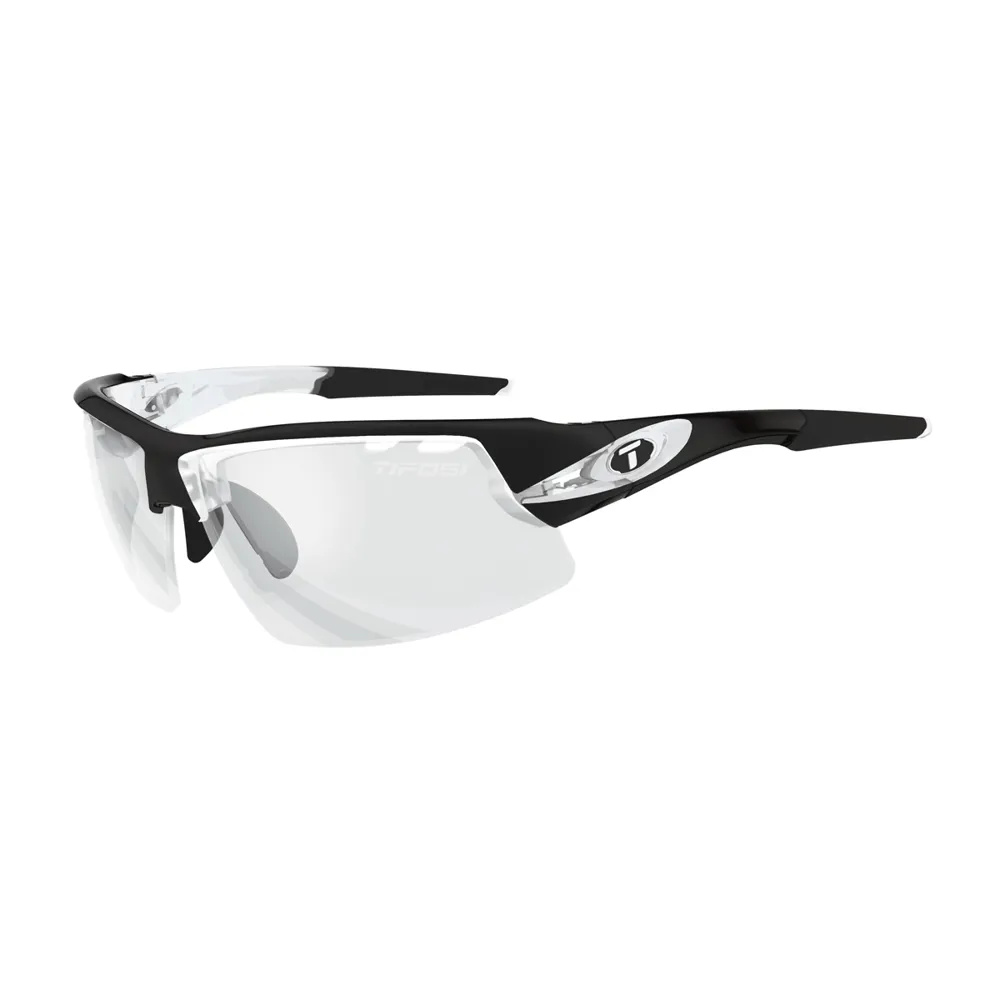 uPRISE Bikes Tifosi Crit Crystal Black Fototec Light Night Lens Sunglasses BLACK | Price match, 365 day return s, 18-Month Warranty, Finance Available & Free UK Delivery