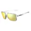 Tifosi Salto Single Lens Sunglasses - Crystal Clear/Yellow Mirror