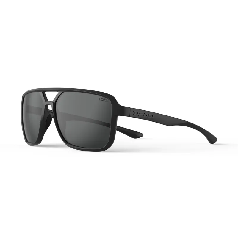 Tifosi Salto Single Lens Sunglasses - Blackout Smoke-3