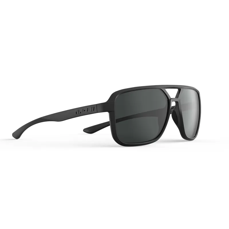 Tifosi Salto Single Lens Sunglasses - Blackout Smoke-4