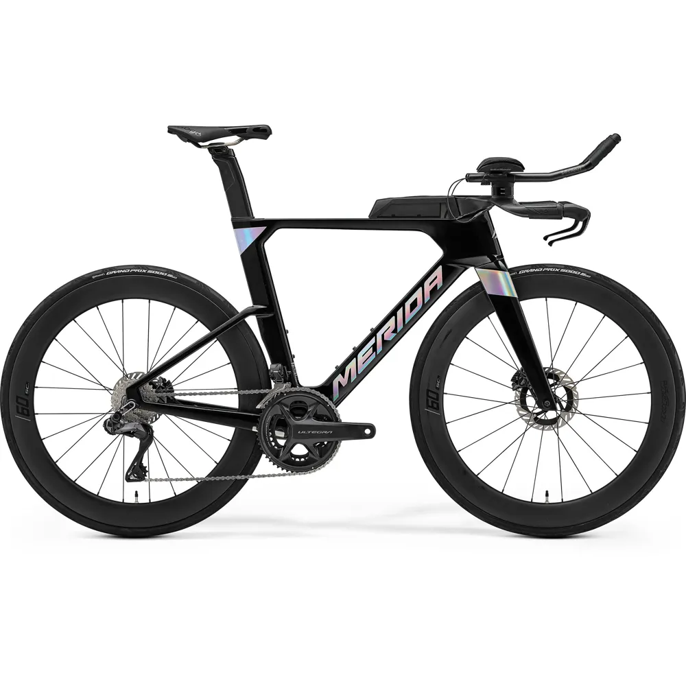 uPRISE Bikes Merida Time Warp Limited 2026 Carbon Triathlon Bike - Black | Price match, 365 day returns, 18-Month Warranty, Finance Available & Free UK Delivery