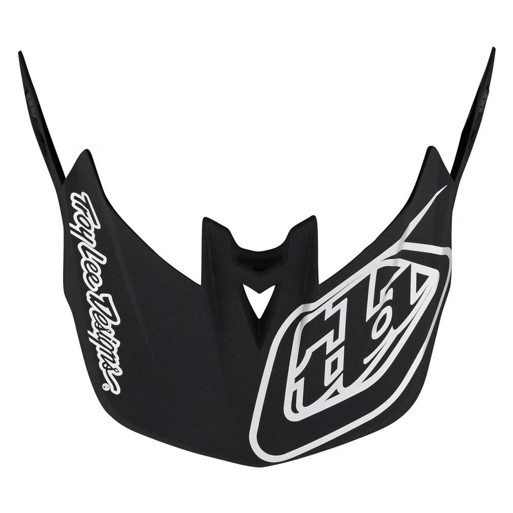 uPRISE Bikes Troy Lee Designs D4 Helmet Replacement Visor - Stealth Black/Silver | Price match, 365 day returns, 18-Month Warranty, Finance Available & Free UK Delivery